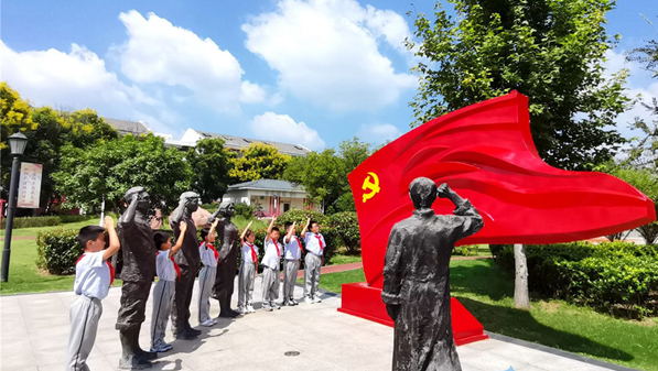 泗洪：铭记“九一八”，“红领巾”寻访革命足迹